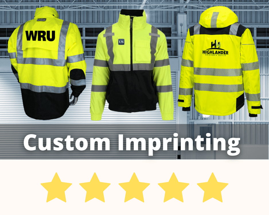 Custom Hi Vis Jackets High Visibility Coats with Your Logo
