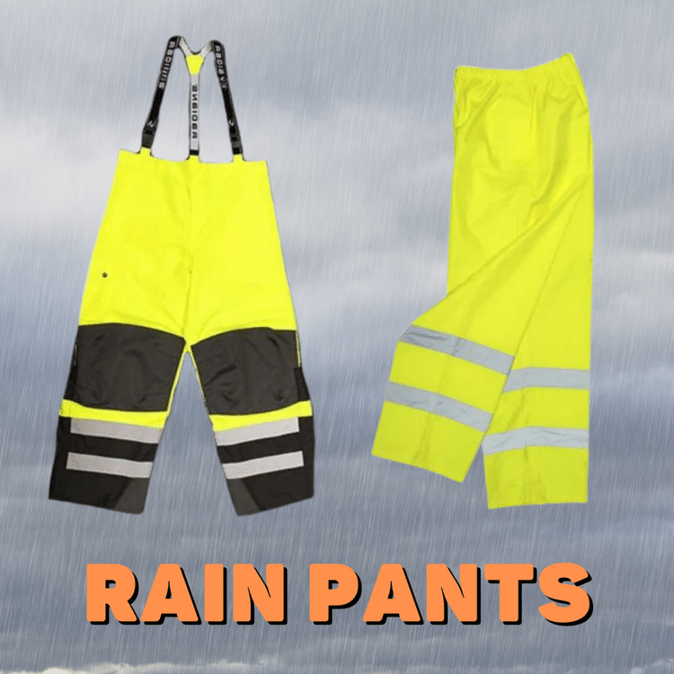 Waterproof Reflective Pants: 700STBK – Reflective Apparel Inc