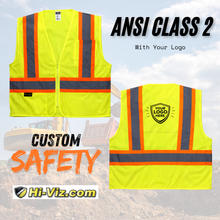 Load image into Gallery viewer, ANSI Class 2 High Visibility Safety Vest Print Bundle