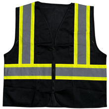 Load image into Gallery viewer, Black Custom Logo Safety Vest Print Bundle