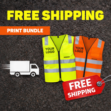 Load image into Gallery viewer, Economy Mesh Safety Vests with Custom Printed Logo