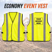 Load image into Gallery viewer, Economy Mesh Safety Vests with Custom Printed Logo