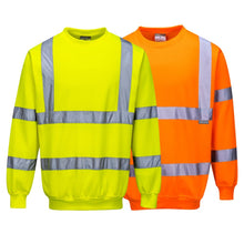 Load image into Gallery viewer, Portwest B303 High Visibility Sweatshirt