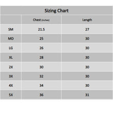 Load image into Gallery viewer, Rad-SV59B-2 Sizing Chart