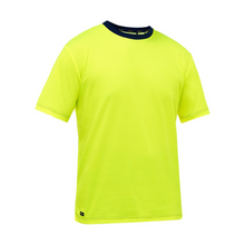 Load image into Gallery viewer, Bisley 310M1118 - Safety Green Hi-Viz Short Sleeve Shirt | Front View