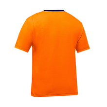 Load image into Gallery viewer, Bisley 310M1118 - Safety Orange Hi-Viz Short Sleeve Shirt | Back View