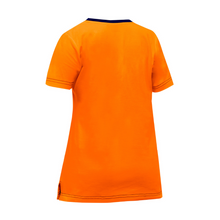 Load image into Gallery viewer, Bisley 310W1118 - Safety Orange Hi-Viz Short Sleeve Shirt | Back View