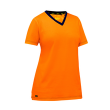 Load image into Gallery viewer, Bisley 310W1118 - Safety Orange Hi-Viz Short Sleeve Shirt | Front View