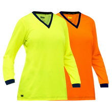 Load image into Gallery viewer, Bisley 310W6118 - Safety Orange Hi-Viz Women's Shirt | Sizing Chart