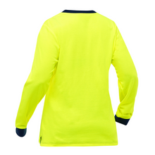 Load image into Gallery viewer, Bisley 310W6118-Y - Safety Green Hi-Viz Women's Shirt | Back View
