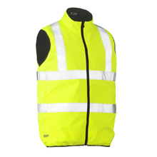 Load image into Gallery viewer, Bisley 332M0330H Safety Green ANSI Type R Class 2 Reversible Puffer Vest | Front View
