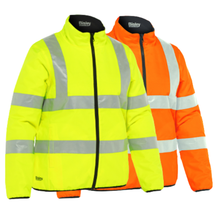 Load image into Gallery viewer, Bisley 333W6350H ANSI Type R Class 3 Women's Contoured Reversible Puffer Jacket | Main View