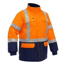 Load image into Gallery viewer, Bisley 343M6450X - Safety Orange High Visibility Jacket | Front View