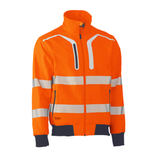 Load image into Gallery viewer, Bisley ANSI 333M6350H Safety Orange Type R Class 3 Reversible Puffer Jacket | Front View