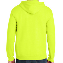 Load image into Gallery viewer, Gildan 18600 - Safety Green NON-ANSI Sweatshirt | Back View