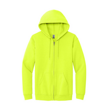 Load image into Gallery viewer, Gildan 18600 - Safety Green NON-ANSI Sweatshirt | Front Flat View