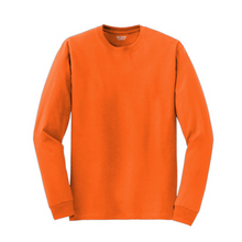 Load image into Gallery viewer, Gildan 8400 - Safety Orange Hi-Viz Long Sleeve Shirt | Front Flat View
