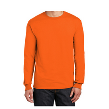 Load image into Gallery viewer, Gildan 8400 - Safety Orange Hi-Viz Long Sleeve Shirt | Front View
