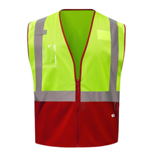 Load image into Gallery viewer, GSS 1014 - Red Safety Vest | Front View