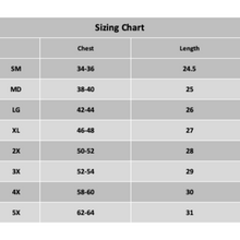 Load image into Gallery viewer, GSS 1511 - Safety Green Surveyor Vest | Sizing Chart
