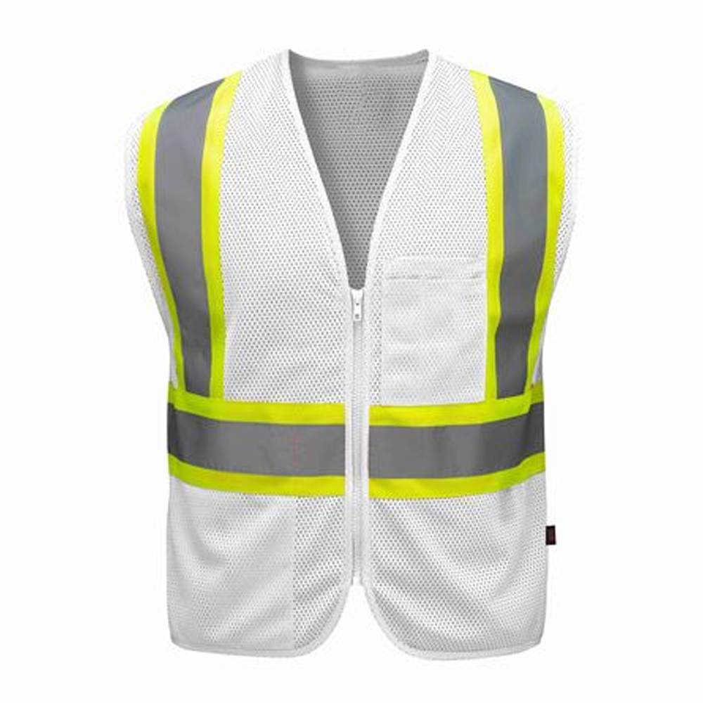 GSS 3140 White Enhanced Visibility Safety Vest | Hi-Viz.com GSS 3140 White Enhanced Visibility Safety Vest | Hi-Viz.com
