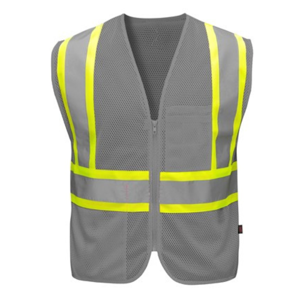 GSS 3143 Grey Enhanced Visibility Safety Vest | Hi-Viz.com