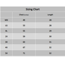 Load image into Gallery viewer, GSS 7552 – Navy High Visibility Sweatshirt | Sizing Chart