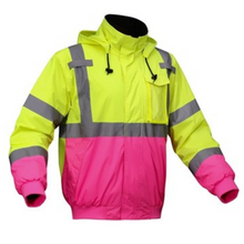 Load image into Gallery viewer, GSS 8018 - Hi-Viz Bomber Jacket | Front Left View