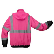 Load image into Gallery viewer, GSS 8019 - Hi-Viz Bomber Jacket | Back View