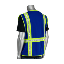 Load image into Gallery viewer, PIP 300-1000-BL - Blue Safety Vest | Back View