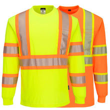 Load image into Gallery viewer, Portwest CA113 Hi-Viz Long Sleeve Shirts | Main View