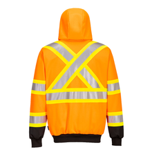 Load image into Gallery viewer, Portwest CA170 Safety Orange High Visibility Jacket | Front View