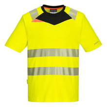 Load image into Gallery viewer, Portwest DX413 Safety Green DX4 High Visibility Shirt | Front View