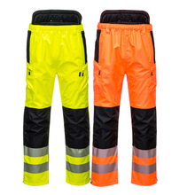 Load image into Gallery viewer, Portwest PW3 - High Visibility Rain Pants | Main View
