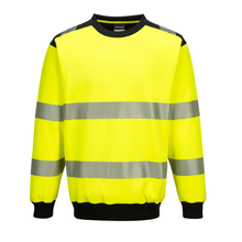 Load image into Gallery viewer, Portwest PW379 Safety Green High Visibility Jacket | Front View