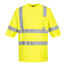 Load image into Gallery viewer, Portwest S397 - Safety Green High Visibility Shirt | Front View