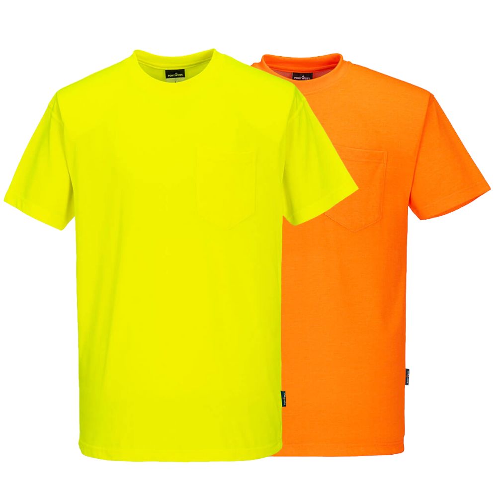 Portwest S577 - Non ANSI Cotton Blend T-Shirt | Hi-Viz.com