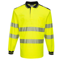 Load image into Gallery viewer, Portwest T184 – Safety Green Hi-Viz Polo Shirt | Front Vie
