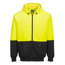 Load image into Gallery viewer, Portwest UB327 Safety Green High Visibilty Jacket | Front View
