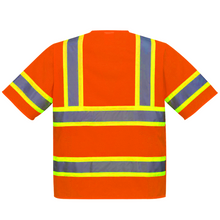 Load image into Gallery viewer, Portwest US383ORR - Safety Orange ANSI Class 3 Safety Vest | Back View