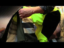 Load and play video in Gallery viewer, Radians RW32-E, Heavy Duty Hi-Viz Rip Stop Waterproof Pants w/Bib