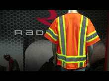 Load and play video in Gallery viewer, Radians SV63, Two-Tone Surveyor Class 3 Vest
