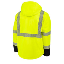 Load image into Gallery viewer, Radians SJ322B – Safety Green High Visibility Jacket | Back Right