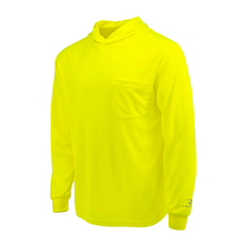 Load image into Gallery viewer, Radians ST61 - Safety Green Hi-Viz Long Sleeve Shirt | Front Left View