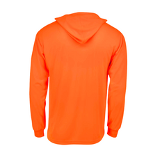 Load image into Gallery viewer, Radians ST61 - Safety Orange Hi-Viz Long Sleeve Shirt | Back View