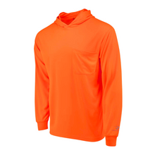 Load image into Gallery viewer, Radians ST61 - Safety Orange Hi-Viz Long Sleeve Shirt | Front Left View