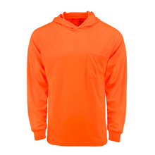 Load image into Gallery viewer, Radians ST61 - Safety Orange Hi-Viz Long Sleeve Shirt | Front View