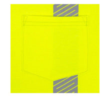 Load image into Gallery viewer, Radians ST921 – Safety Green FR High Visibility Shirt | Pocket View