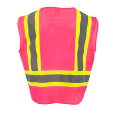 Load image into Gallery viewer, Radians SV22-1 - Pink Safety Vest | Back View