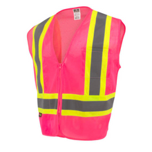 Load image into Gallery viewer, Radians SV22-1 - Pink Safety Vest | Front Left View